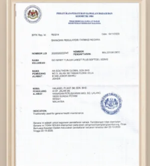 Sijil KKM Approved GoSwiet Tunjuk Langit