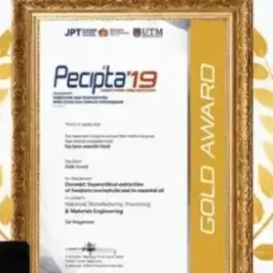 Sijil Gold Award Pecipta 2019 GoSwiet