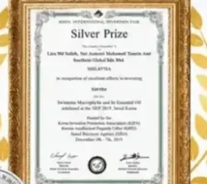 Sijil Silver Prize SIIF 2019 GoSwiet