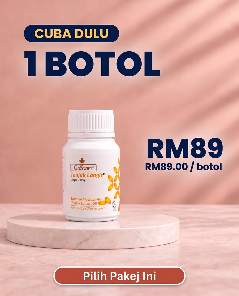 1 botol GoSwiet Tunjuk Langit - Cuba Dulu RM89
